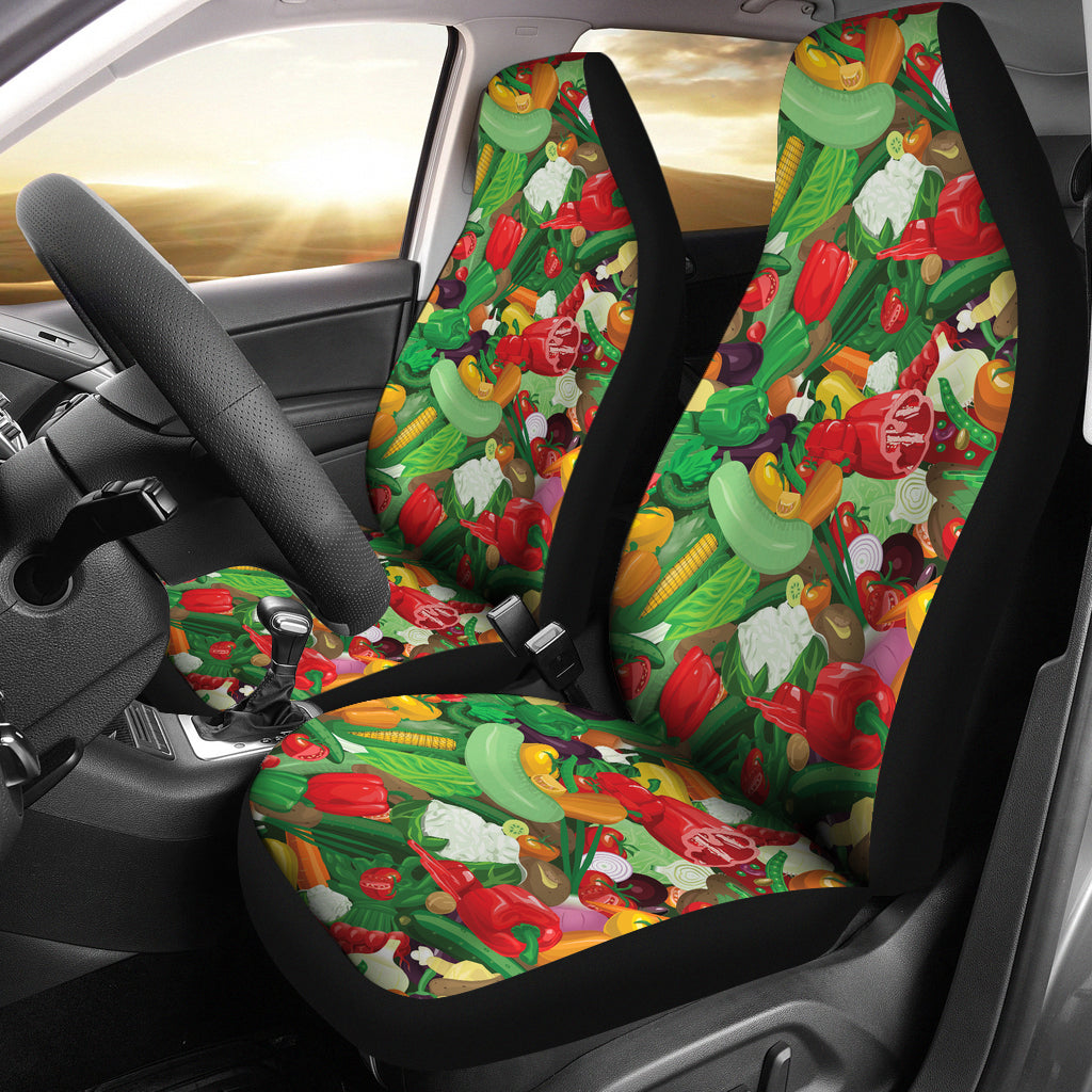 Salad Mix Vegetableprint Design LKS301 Car Seat Covers