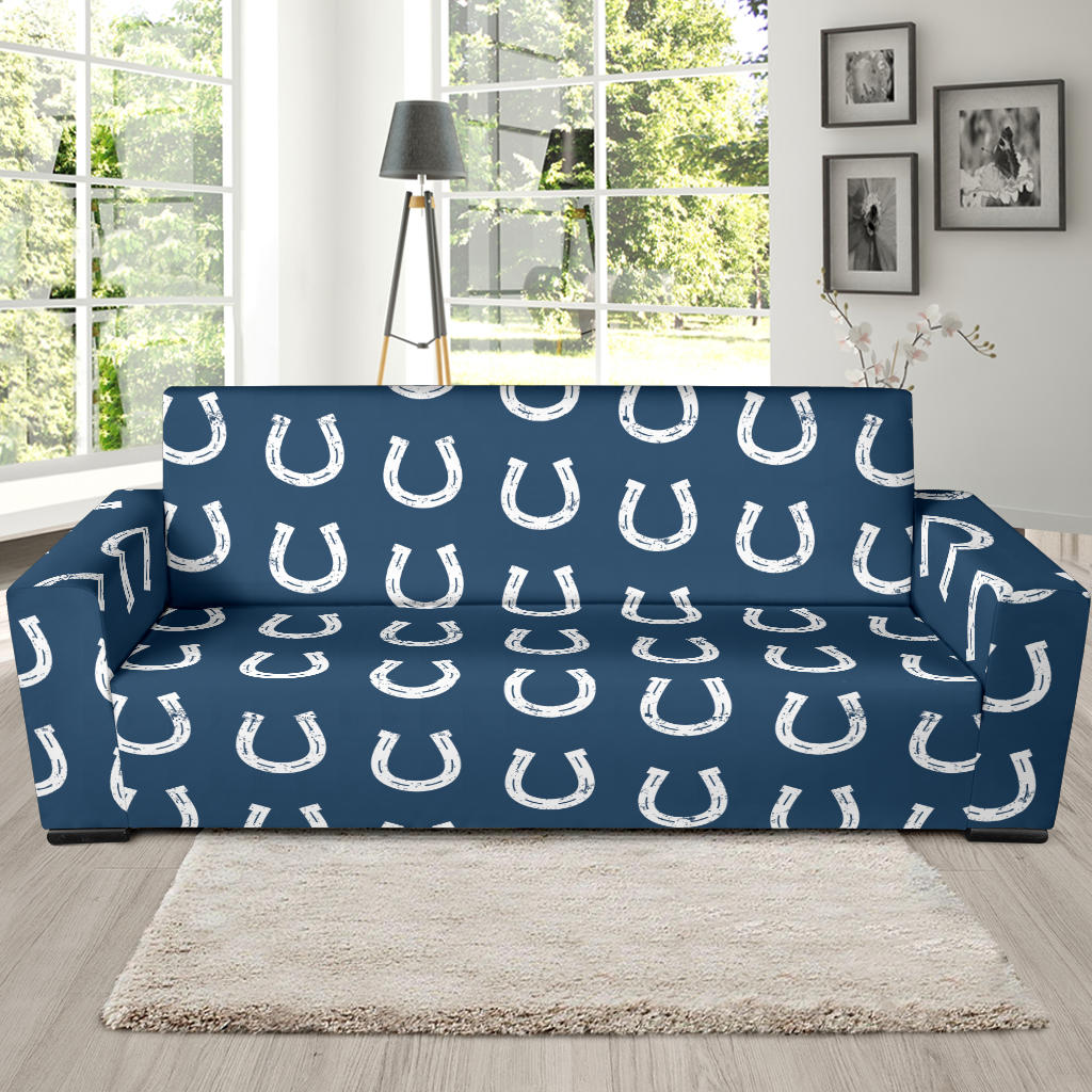 Horseshoe Print Design LKS301 Sofa Slipcover