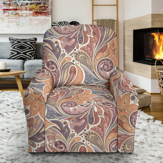 Boho Pattern Print Design 03 Recliner Slipcover with Pocket