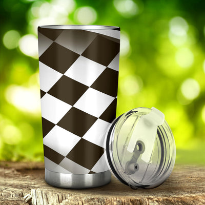 Checkered Flag Racing Style Tumbler