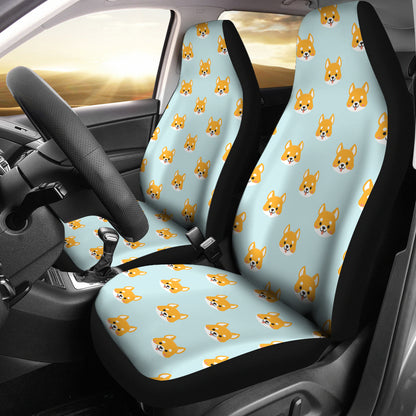 Shiba Inu Print Design LKS301 Car Seat Covers