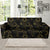 Moon Boho Style Pattern Print Design 01 Sofa Slipcover