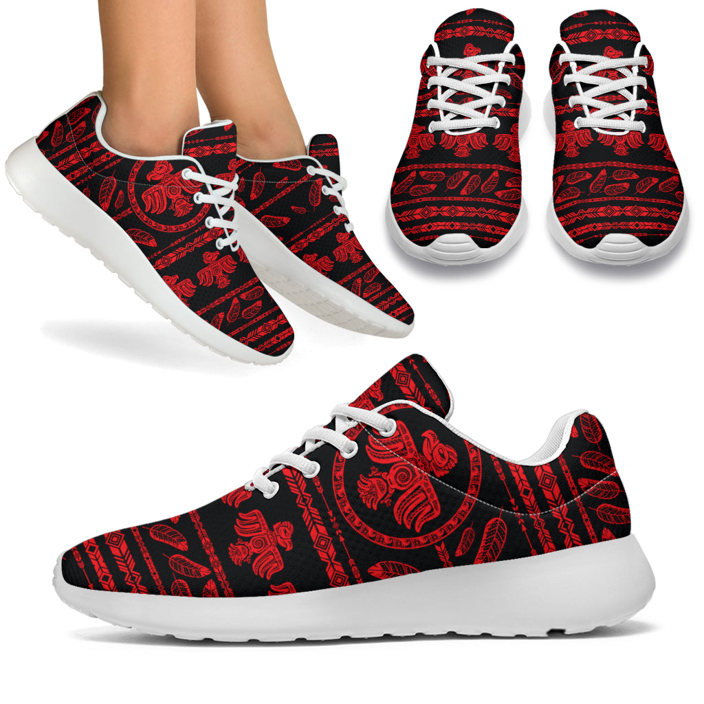 Native American Eagle Themed Print Athletic Shoes