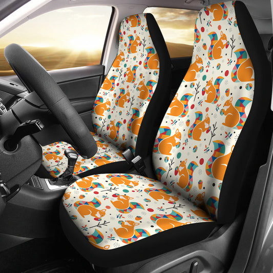 Squirrel Print Design LKS304 Car Seat Covers