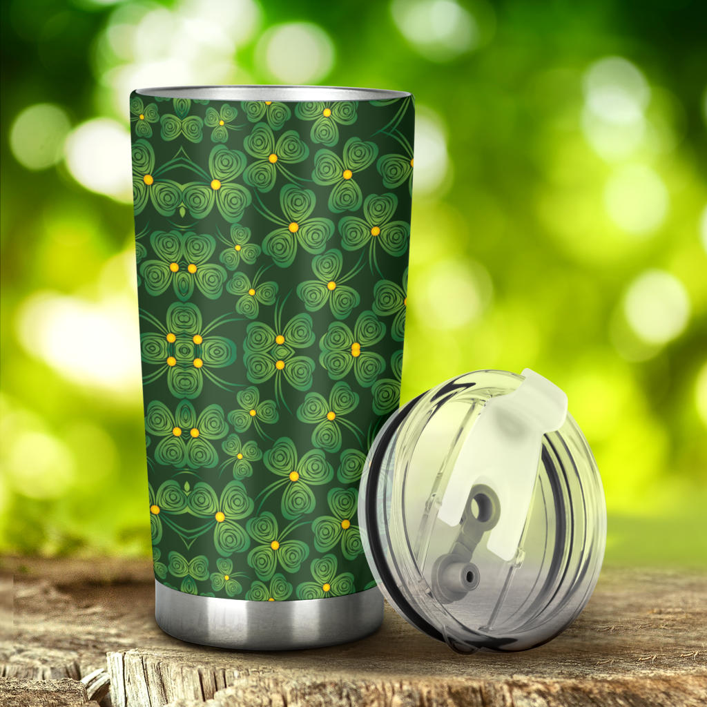 Shamrock Pattern Tumbler
