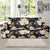 Rose Pattern Print Design A01 Sofa Slipcover