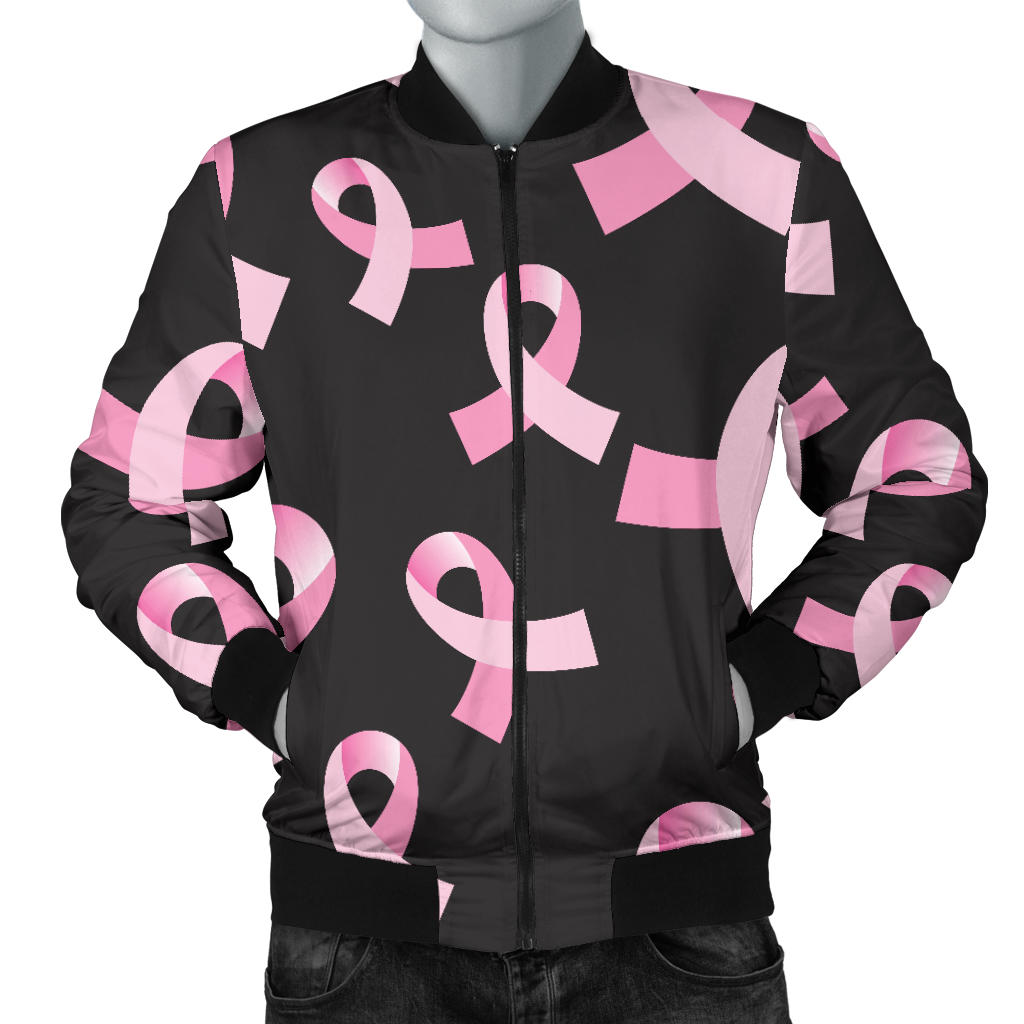 Breast Cancer Awareness Design Men Bomber Jacket
