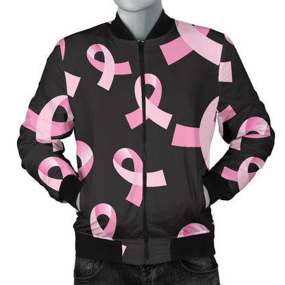 Breast Cancer Awareness Design Men Bomber Jacket