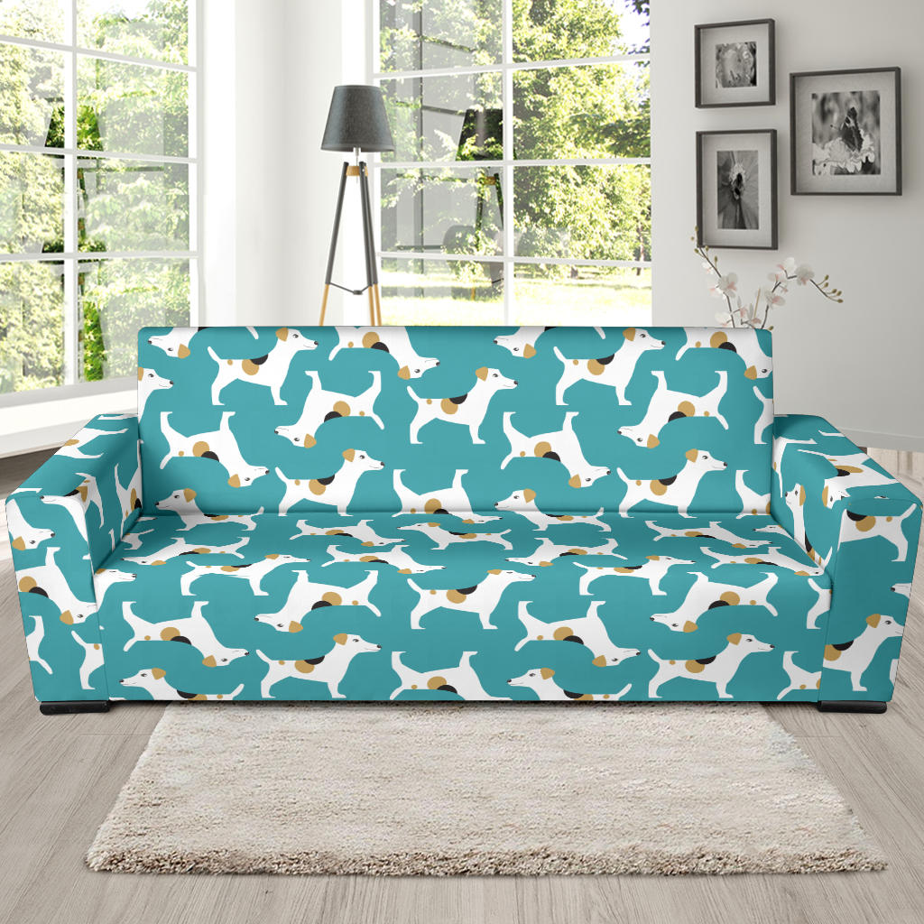 Russell Terriers Print Design LKS301 Sofa Slipcover
