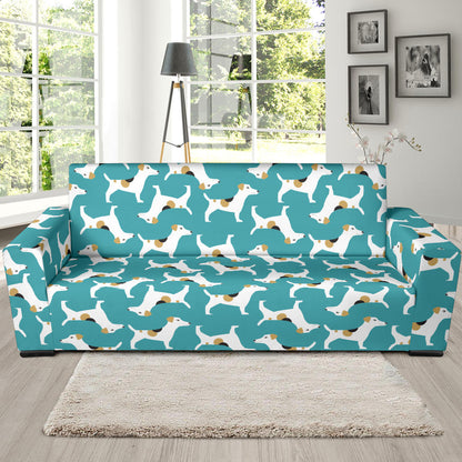 Russell Terriers Print Design LKS301 Sofa Slipcover