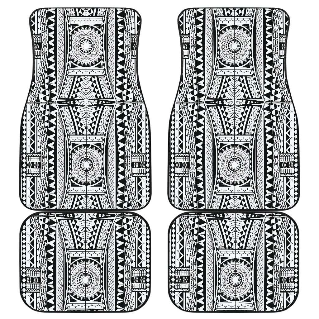 Polynesian Tattoo Design Car Floor Mats Front Back