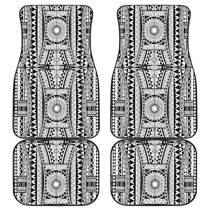 Polynesian Tattoo Design Car Floor Mats Front Back
