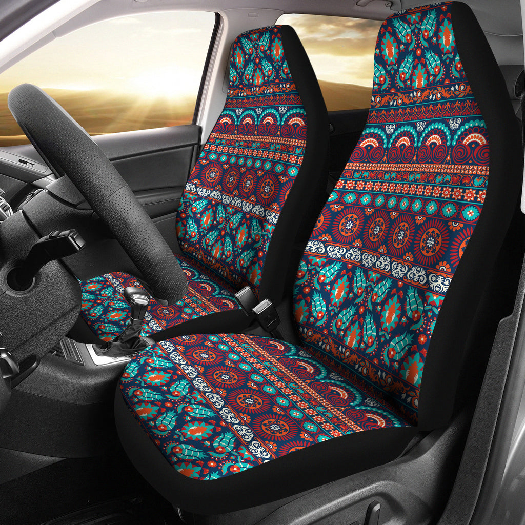 Suzani Print Design LKS302 Car Seat Covers