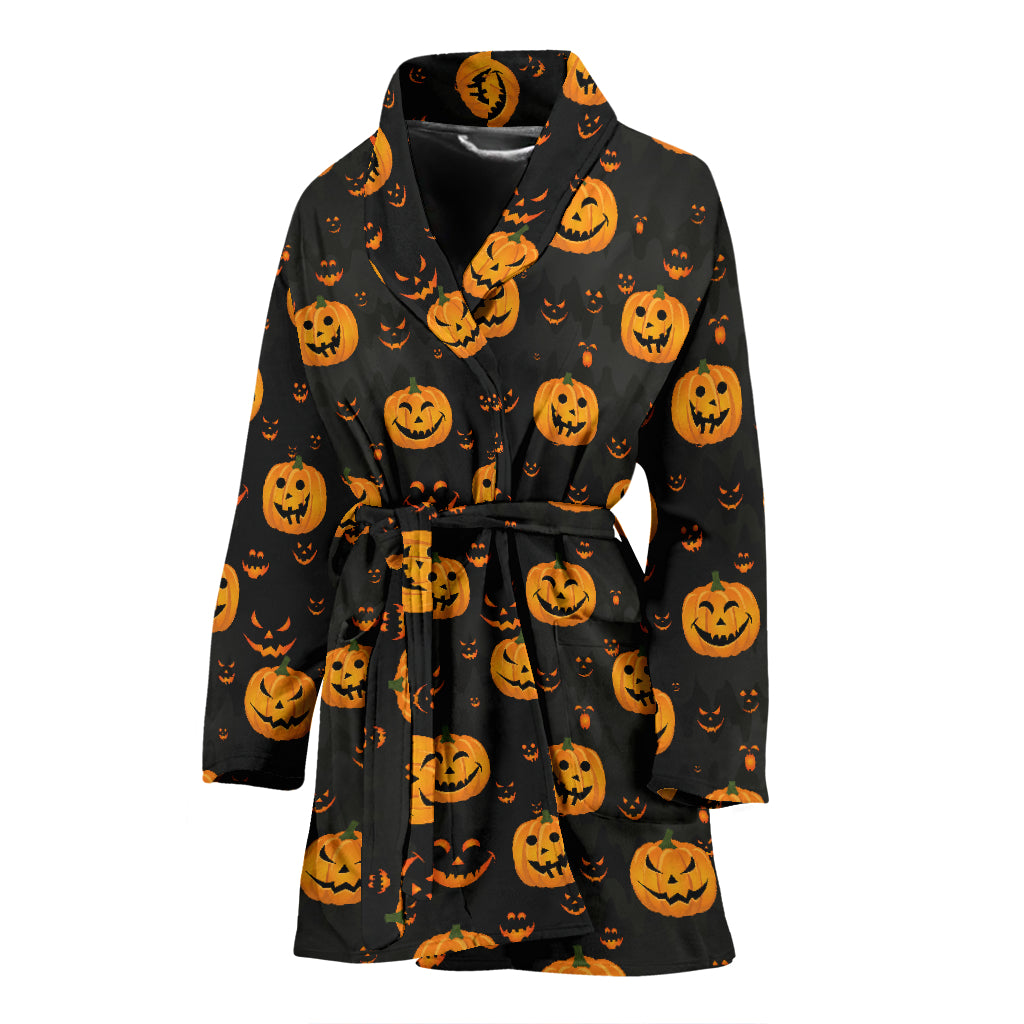 Halloween Print Design LKS401 Women Bathrobe