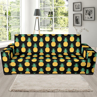 Pineapple Pattern Print Design A03 Sofa Slipcover