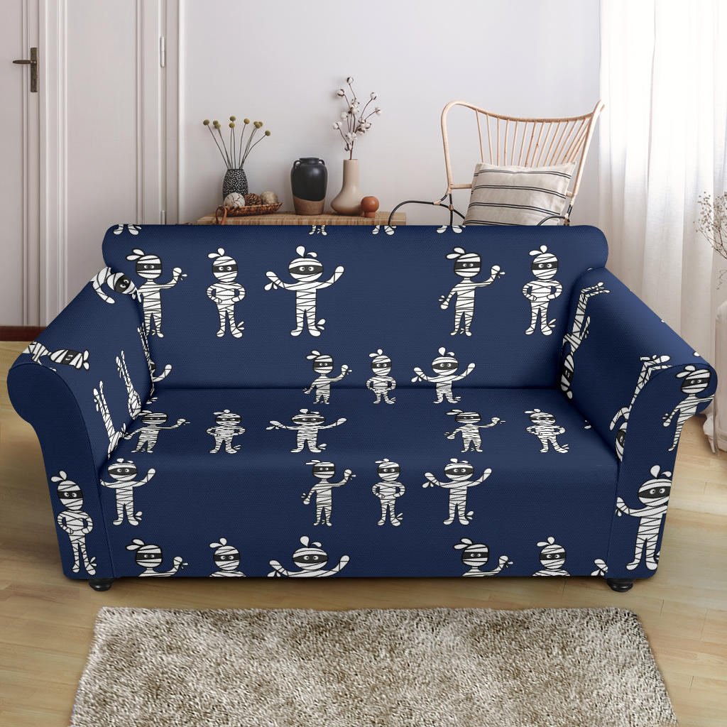 Mummy Print Design LKS306 Loveseat Couch Slipcover
