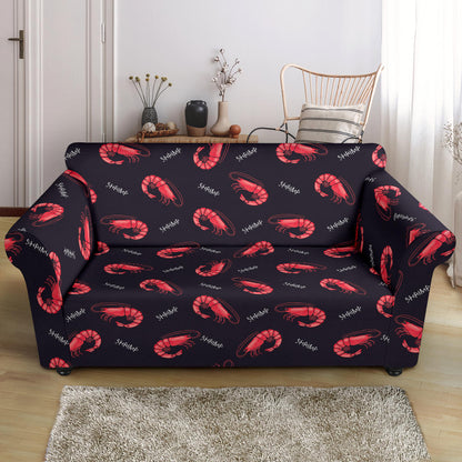 Shrimp Print Design LKS302 Loveseat Couch Slipcover