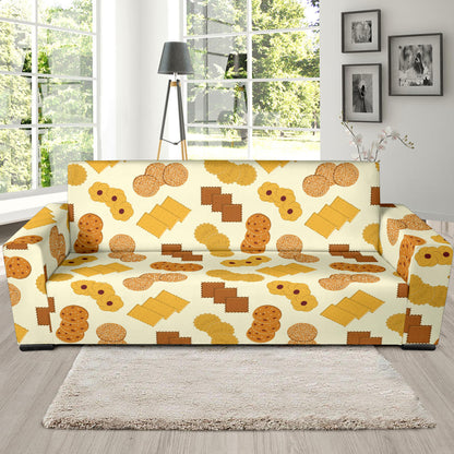 Cookie Pattern Print Design 06 Sofa Slipcover