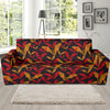 Bat Pattern Print Design 01 Sofa Slipcover