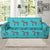 Donkey Pattern Print Design 01 Sofa Slipcover