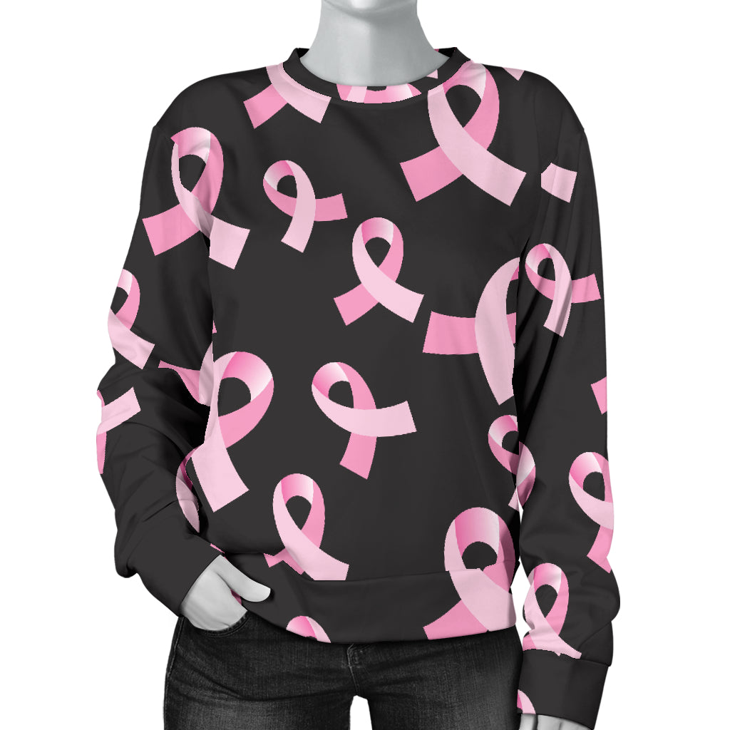 Breast Cancer Awareness Design Women Long Sleeve Sweatshirt