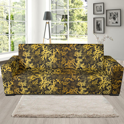 Seaweed Print Design LKS303 Sofa Slipcover