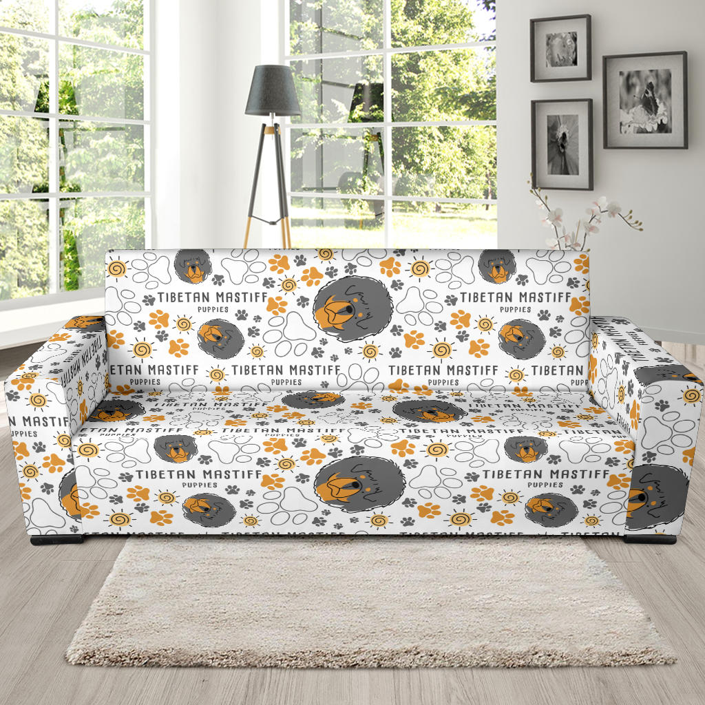 Tibetan Mastiffs Print Design LKS302 Sofa Slipcover