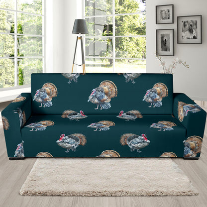 Turkey Pattern Print Design 03 Sofa Slipcover