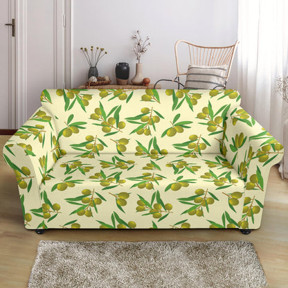 Olive Print Design LKS302 Loveseat Couch Slipcover