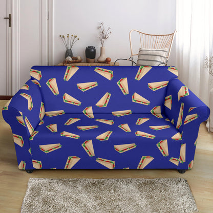 Sandwich Print Design LKS303 Loveseat Couch Slipcover