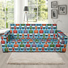 Nutcracker Pattern Print Design A02 Sofa Slipcover