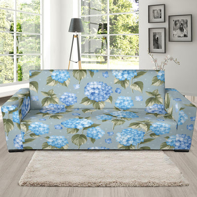 Hydrangea Pattern Print Design 01 Sofa Slipcover