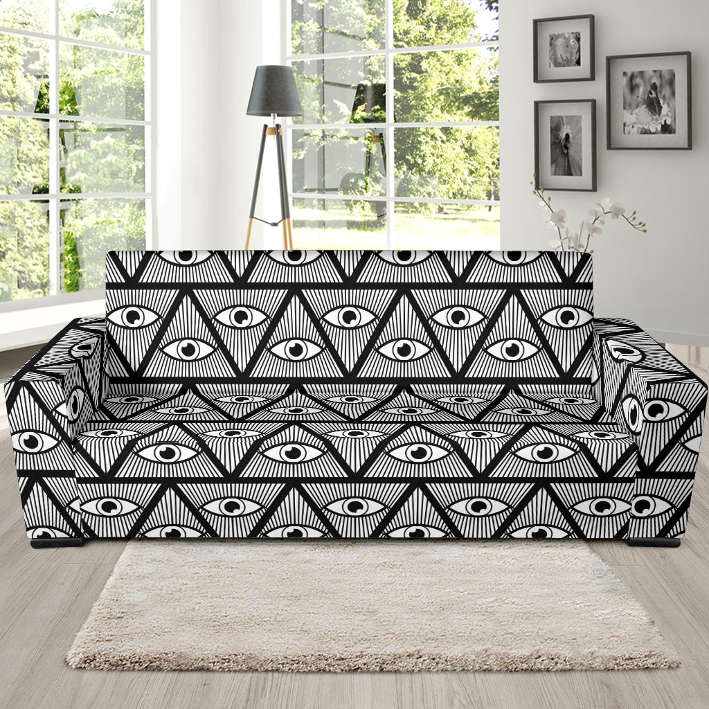 Third Eye Pattern Print Design LKS304 Sofa Slipcover