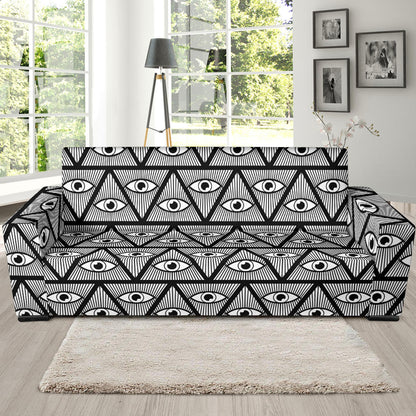 Third Eye Pattern Print Design LKS304 Sofa Slipcover