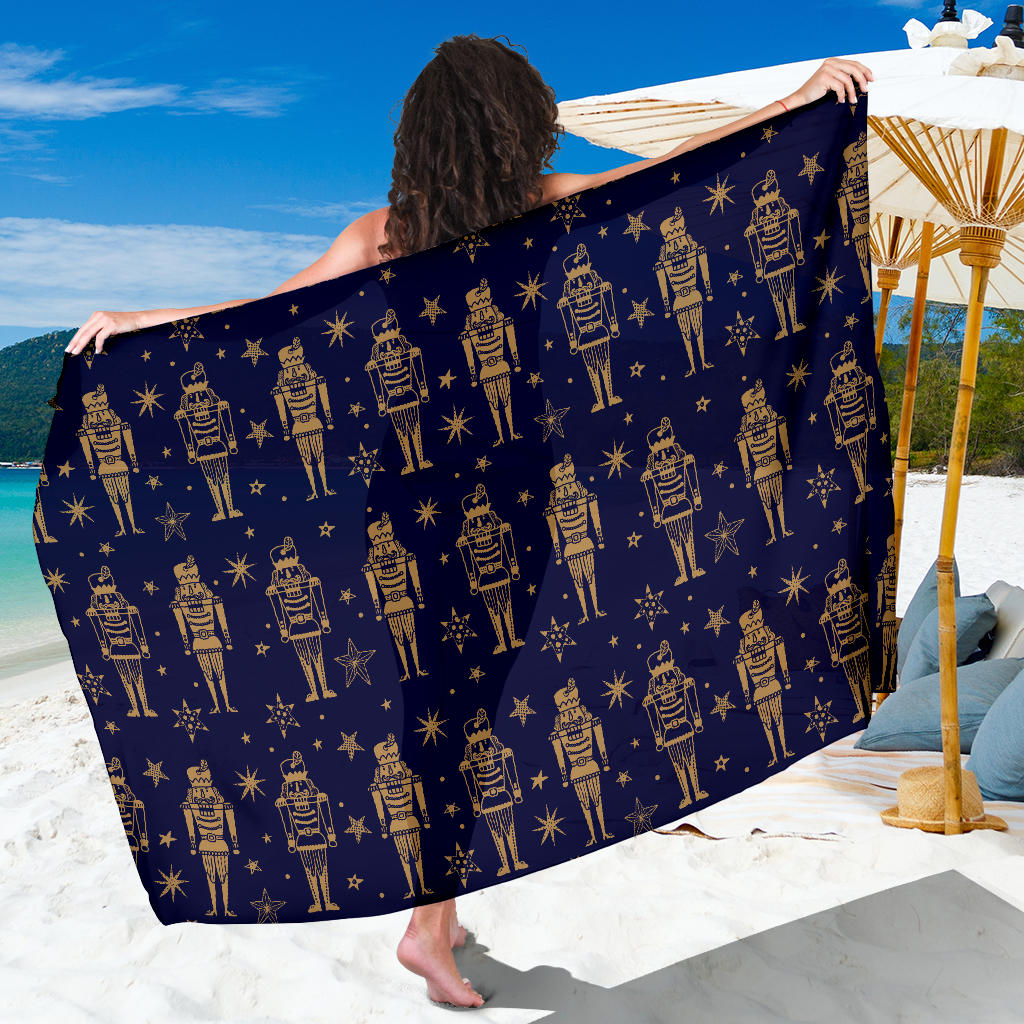 Nutcracker Pattern Print Design A05 Sarong Pareo Wrap
