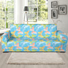 Butterfly Pattern Print Design 05 Sofa Slipcover