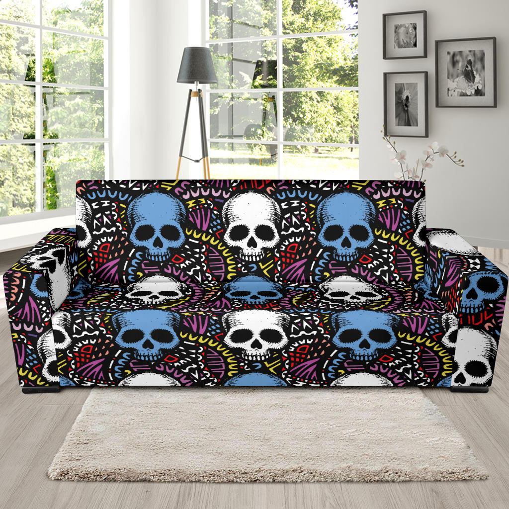 Skull Print Design LKS305 Sofa Slipcover