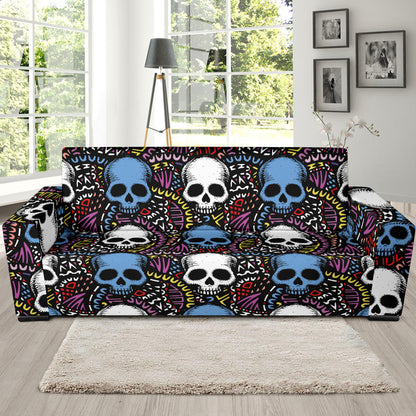 Skull Print Design LKS305 Sofa Slipcover