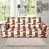 Cowboy Pattern Print Design 06 Sofa Slipcover