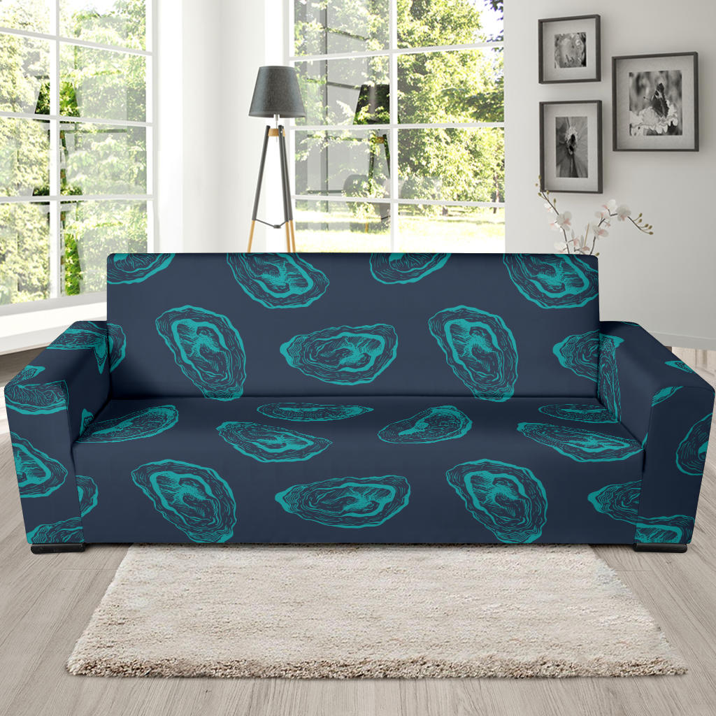 Oyster Pattern Print Design 01 Sofa Slipcover