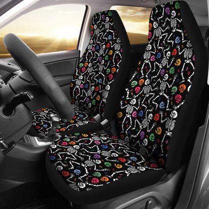 Skeleton Print Design LKS307 Car Seat Covers