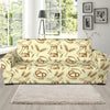 Agricultural Windmills Print Design 03 Sofa Slipcover