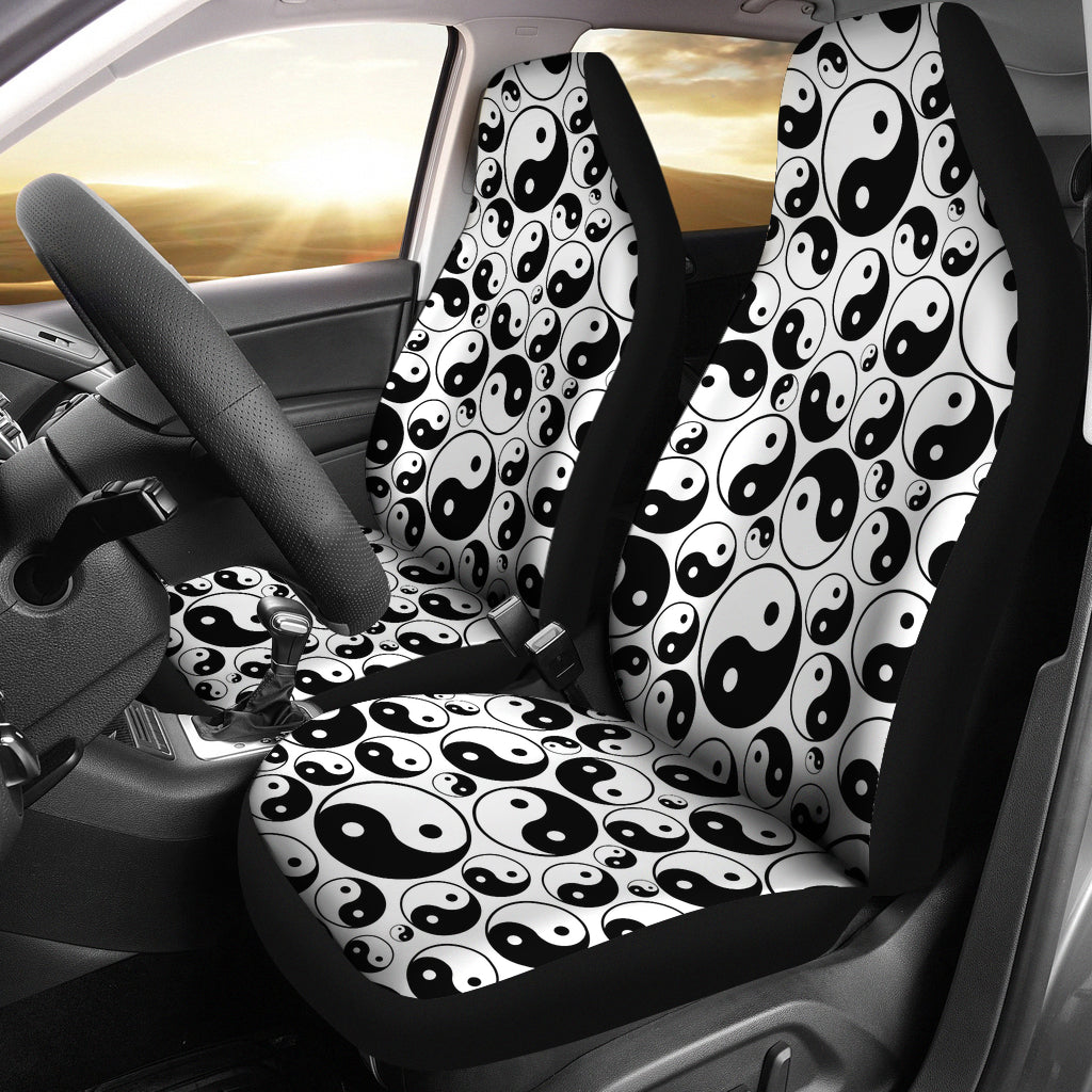 Yin Yang Print Design LKS302 Car Seat Covers