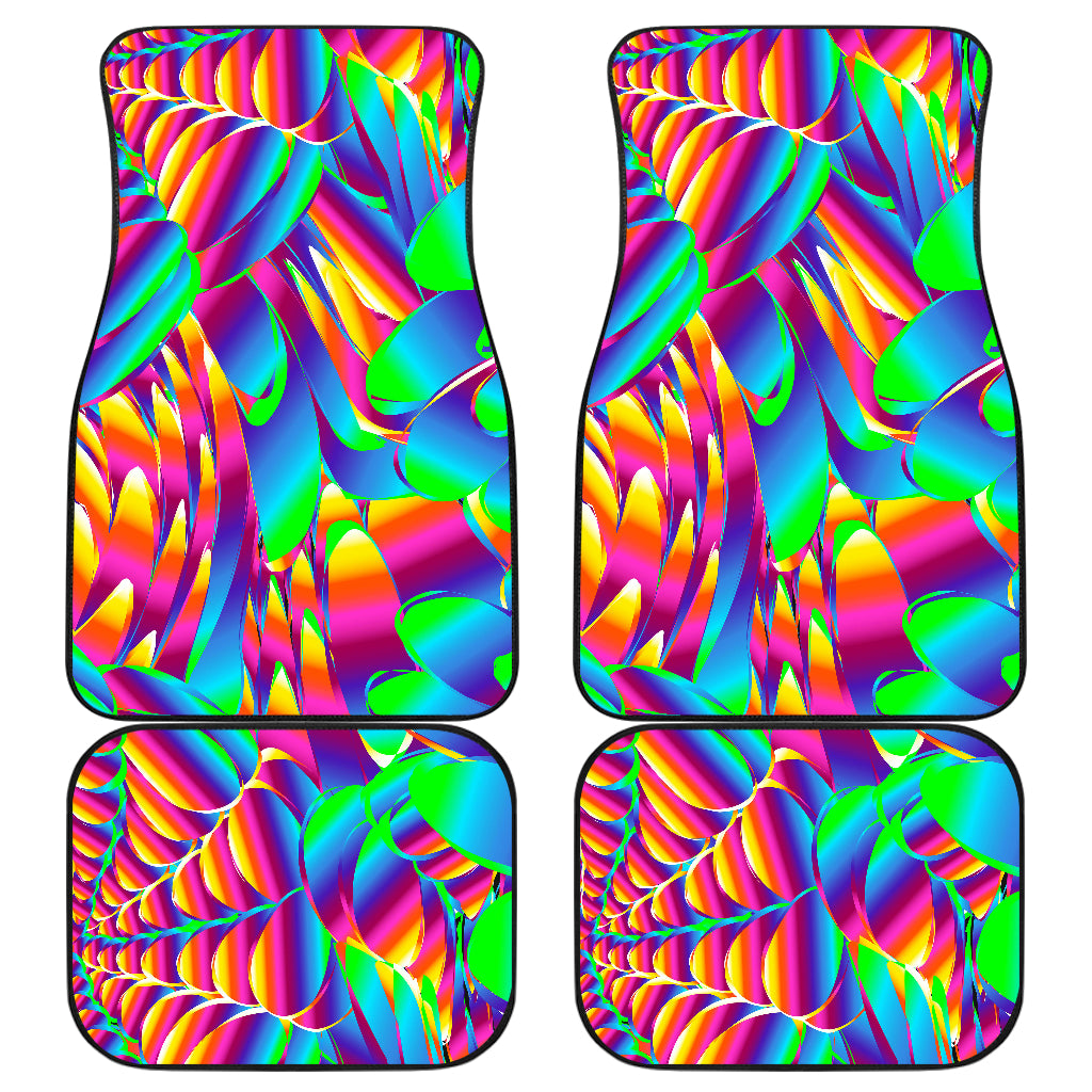 Psychedelic Trippy Pattern Car Floor Mats Front Back