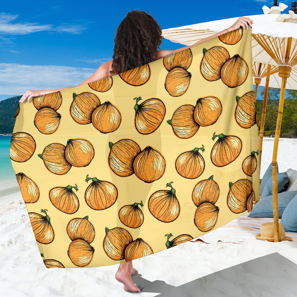 Onion Pattern Print Design A04 Sarong Pareo Wrap