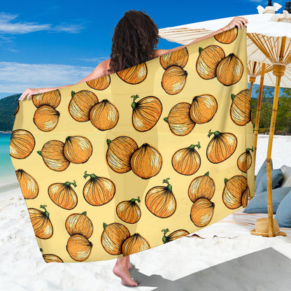 Onion Pattern Print Design A04 Sarong Pareo Wrap