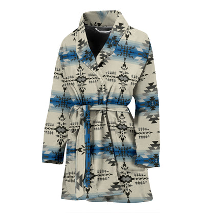 Southwest Pattern Print Design LKS304 Women Bathrobe