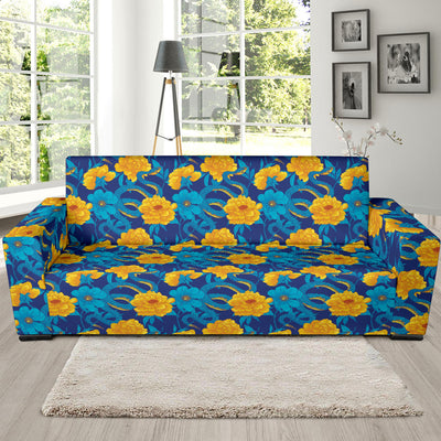 Boa Pattern Print Design 01 Sofa Slipcover