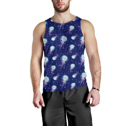 Jellyfish Cute Design Men Tank Top