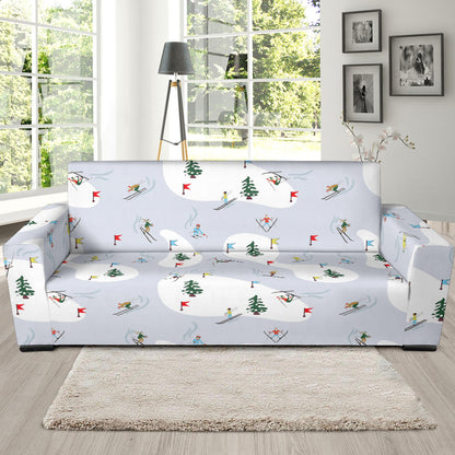 Ski Print Design LKS305 Sofa Slipcover